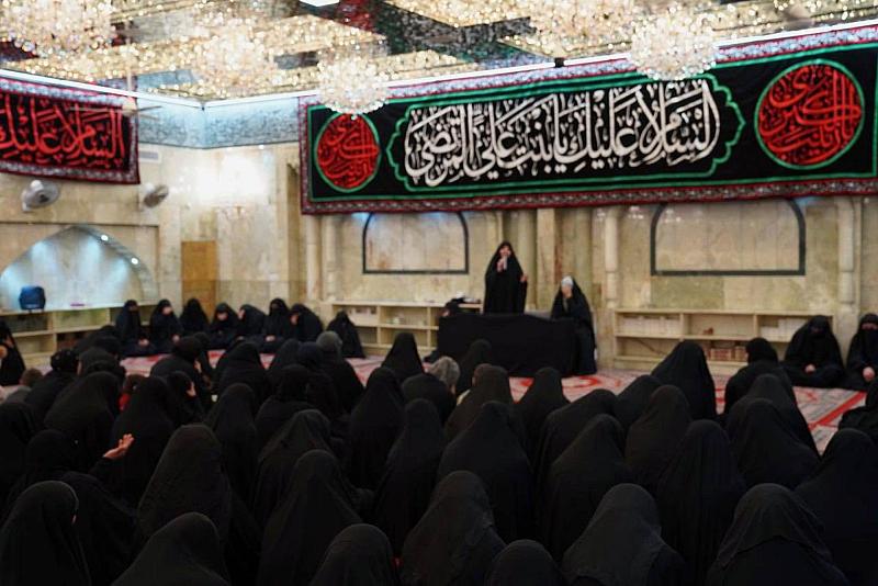 شعبة التوجيه الديني النسوي تقيم مجلس عزاء بذكرى وفاة السيدة زينب (عليها السلام)