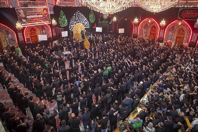 صحن أبي الفضل العباس (عليه السلام) يشهد إقامة مجلس للعزاء بذكرى وفاة السيدة أمّ البنين (عليها السلام)