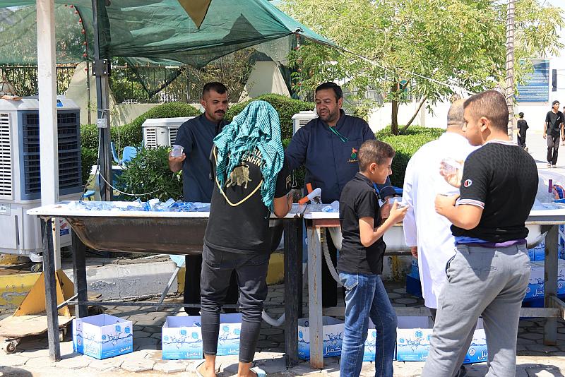 خدمات متنوّعة يقدمها مجمّع الشيخ الكليني لزائري الأربعين