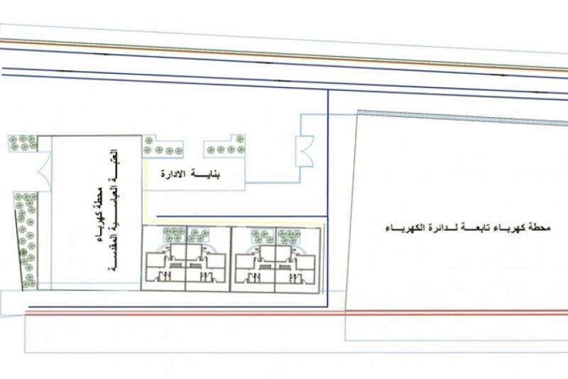 المباشرة بمشروع محطّة الكهرباء الثانوية الخاصّة بمجمّع الكفيل السكني..