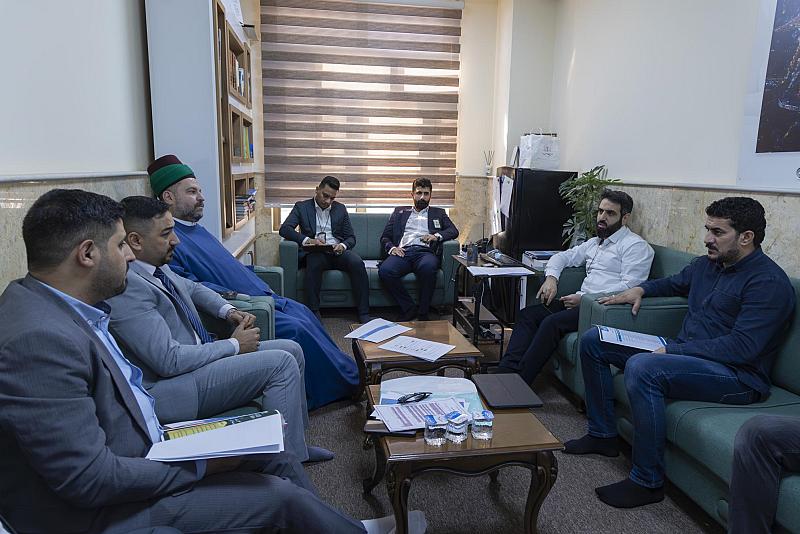 قسما الإعلام والعلاقات العامة يبحثان تغطية حفل تخرج طلبة الجامعات العراقية