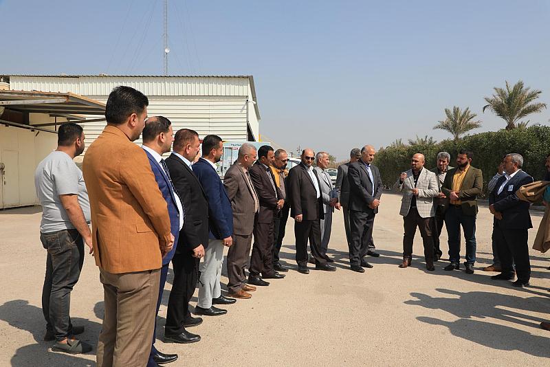 وفد مديرية زراعة ديالى يشيد بمشاريع العتبة العباسية المقدسة: تتسم بالحداثة والتطوّر