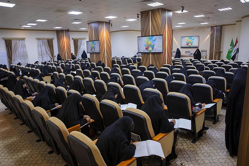 شعبة الخطابة الحسينية النسوية تطلق اختبارات مسابقة (سبيل المنتظرين) في كربلاء المقدسة