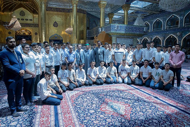 قسم العلاقات يقيم برنامجًا متكاملًا لوفد مدرسة عبد المحسن الكاظمي من ديالى