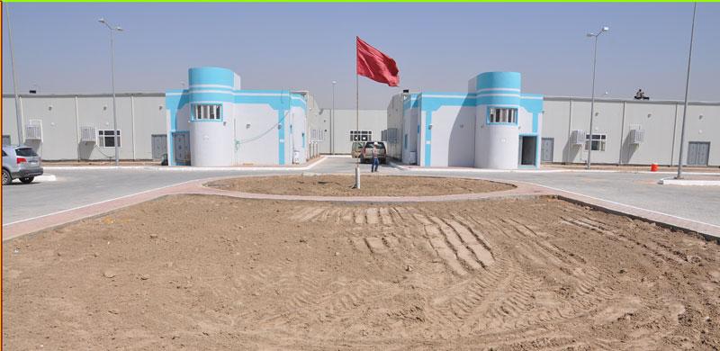 العتبة العباسية المقدسة تضع اللمسات الأخيرة لمشروع مجمّع الزائرين الخدمي التابع لها على طريق (بغداد – كربلاء)..