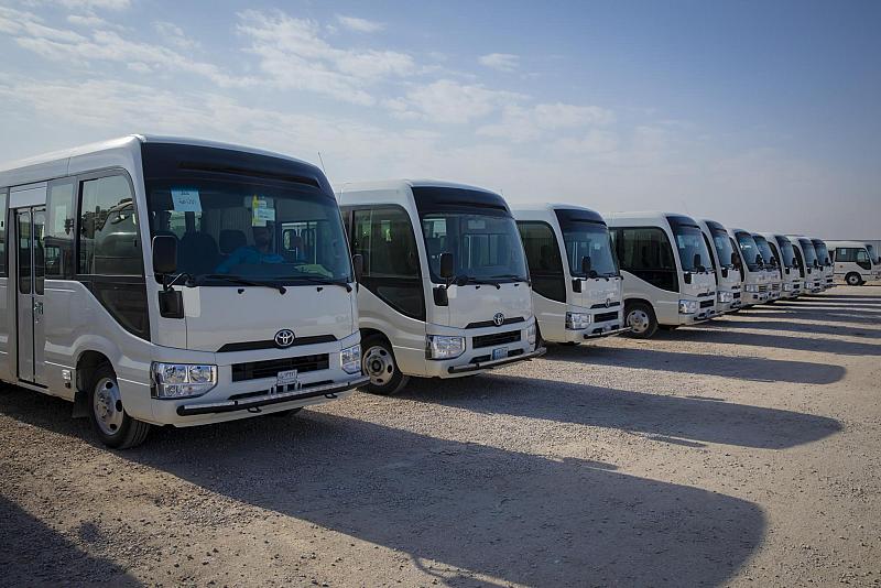 قسم الآليات يعلن عن جاهزيته لنقل زائري النصف من شعبان