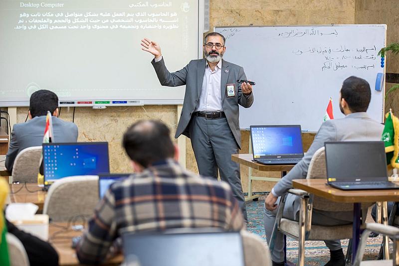 قسم التطوير يقيم دورة تدريبية حول مهارات الحاسوب لمنتسبي العتبة العباسية
