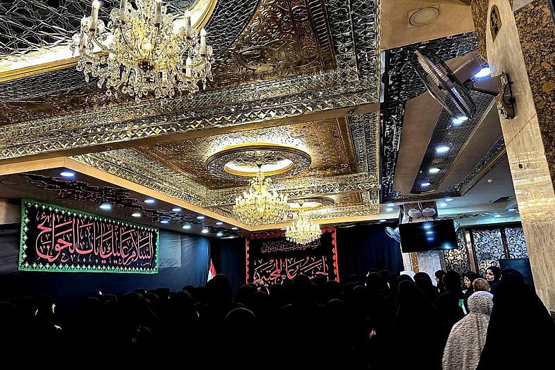 شعبة التوجيه الديني النسوي تقيم مجلس عزاء بذكرى استشهاد الإمام الحسن (عليه السلام)