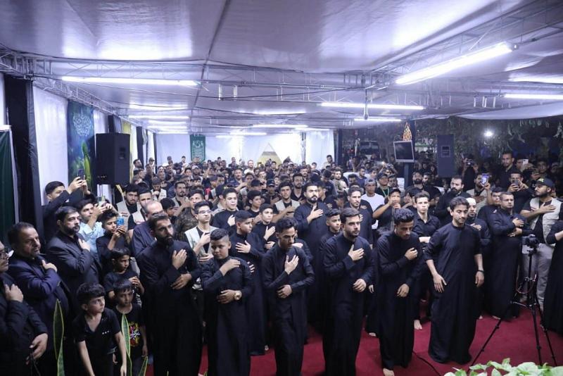 موكبُ أمير القرّاء يفتتحُ مجالسَه العزائيّة