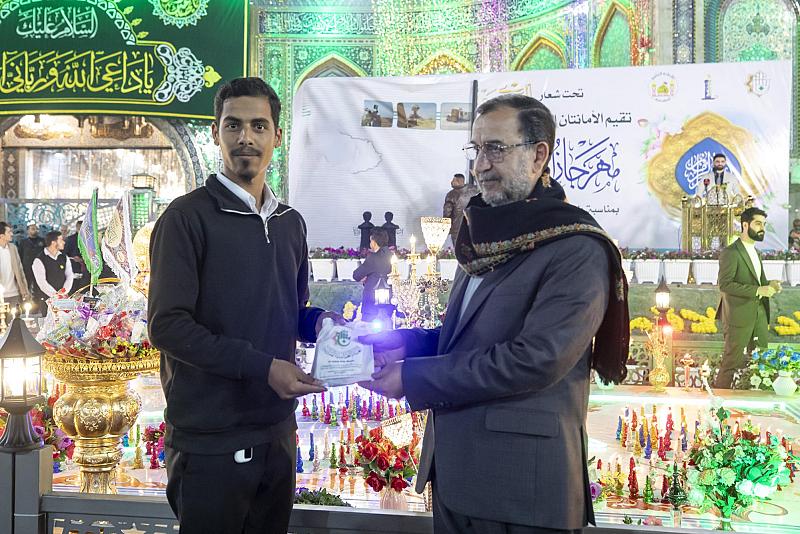تكريم الفائزين في مسابقة ذكرى ولادة الإمام المهدي (عجّل الله فرجه)