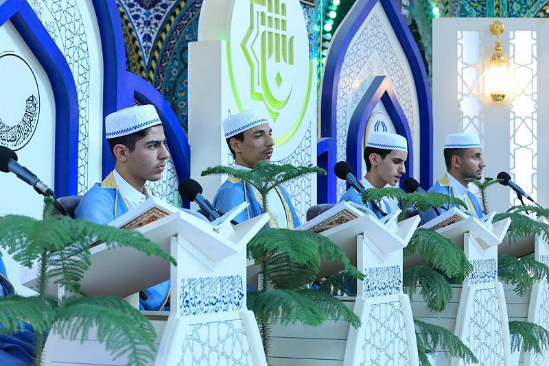 حفَظَةُ القرآن الكريم يشاركون في الختمة القرآنية الرمضانية المرتّلة