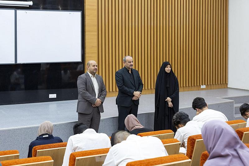 رئيس هيأة التربية والتعليم العالي يطّلع على سير العمليّة التربوية في جامعة الكفيل