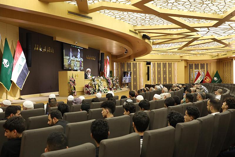 وفد من وجهاء محافظة كركوك يشيد بمشاريع العتبة العباسية بشتى المجالات