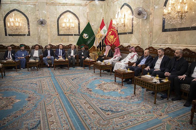 السفير السعودي لدى العراق يزور العتبة العبّاسيّة المقدّسة