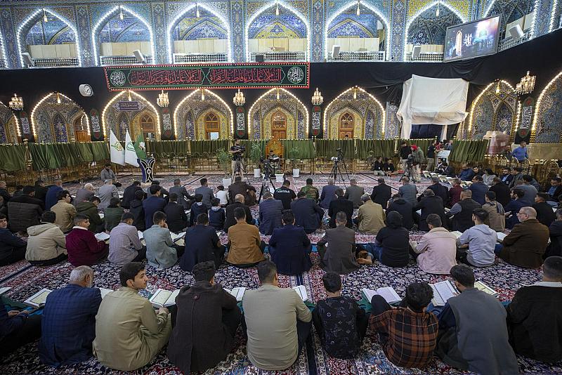 المجمَع العلمي ينظّم محفل (عرش التلاوة) لوفد المدارس القرآنية في ذي قار