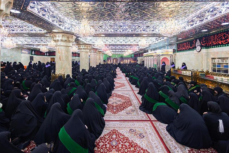 شعبة الخطابة الحسينية النسوية تستعرض سيرة السيدة رقية (عليها السلام) في مجلسها العزائي السنوي