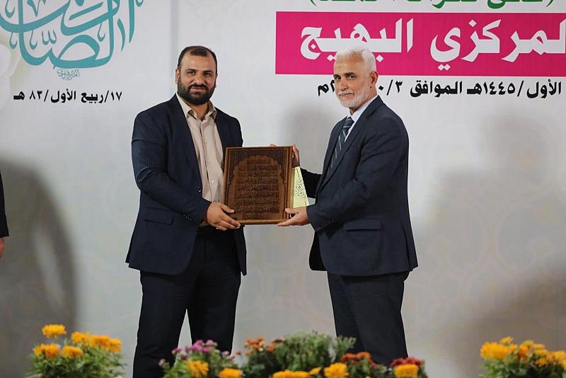 ديوان الوقف الشيعي يكرم إعلام العتبة العباسية تثميناً لما قدمه من خدمات في زيارة الأربعين