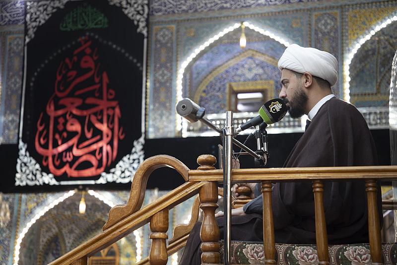 العتبة العباسية المقدسة تقيم برنامج عزائي بذكرى شهادة الإمام جعفر الصادق (عليه السلام)