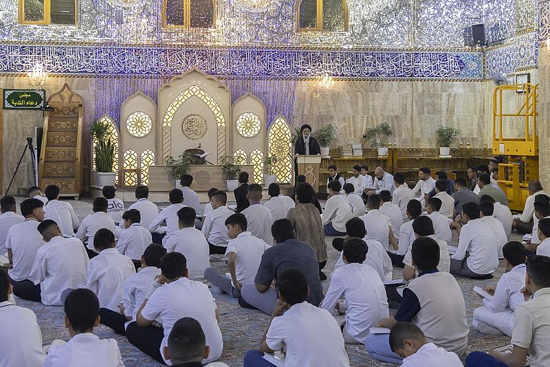 المجمع العلمي ينظم سفرة دينية لأكثر من 100 طالب من مدارس كربلاء