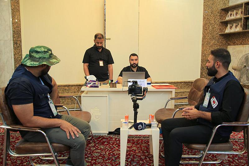 صحفيون يشيدون بعمل المركز الإعلامي في تسهيل تغطية زيارة الأربعين