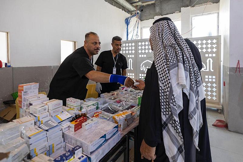قسم الشؤون الطبية يباشر بتقديم خدماته لزائري مرقد الإمامين العسكريين (عليهما السلام) في سامراء