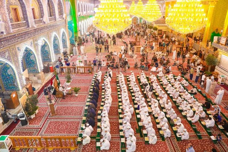مشروعا (عرش التلاوة) و (أمير القرّاء الوطني) يلتقون في صحن أبي الفضل العبّاس (عليه السلام)... 