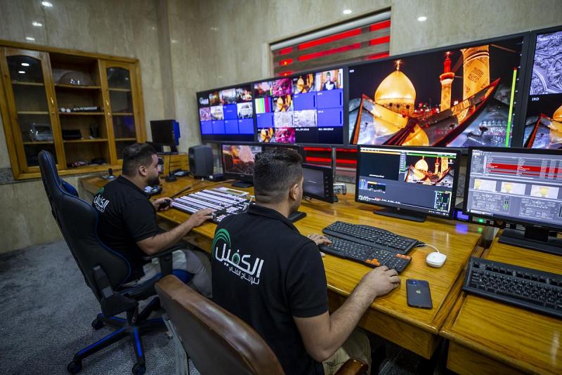 خطة إعلامية متكاملة وضعها قسم الإعلام لتغطية زيارة الأربعين