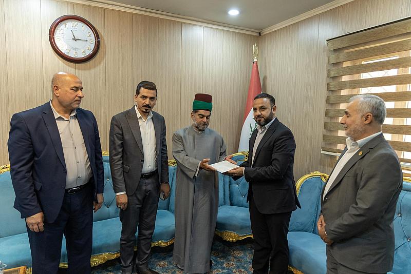 للمشاركة في أسبوع الإمامة الثاني.. العتبة العباسية تقدم دعوة للأمانة العامة لمسجد الكوفة