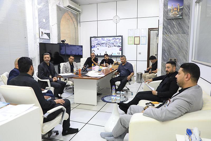 لجنة مراكز إرشاد التائهين تناقش الخطة الخاصة بزيارة الأربعين المليونية
