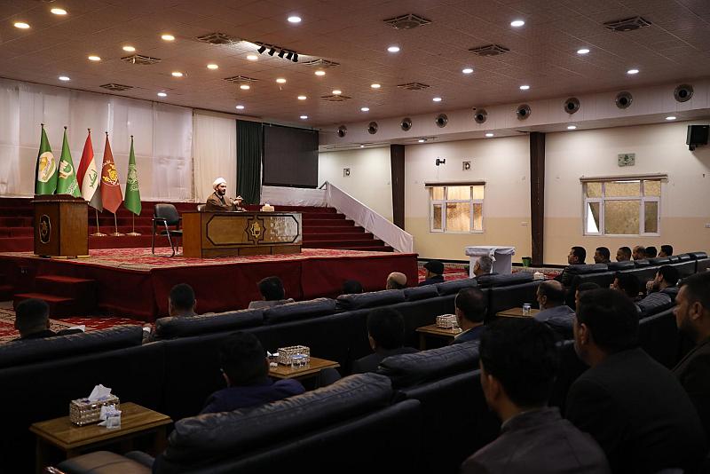 الشؤون الفكرية يناقش عمل مُلتقى القمر مع وفدٍ تربوي من بابل