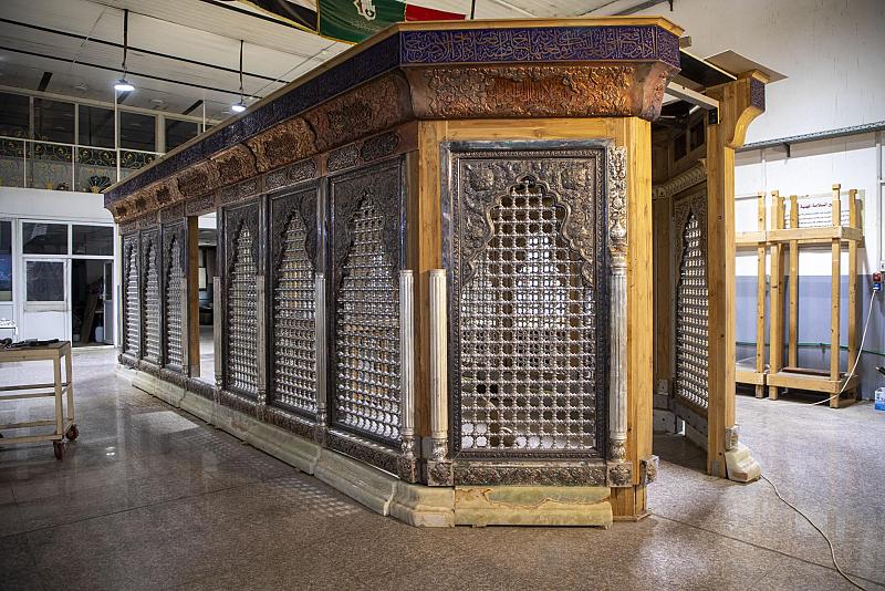 العتبة العباسية تعلن عن نسبة الإنجاز في شبّاكي سردابي الإمامين الحسين والجواد (عليهما السلام)
