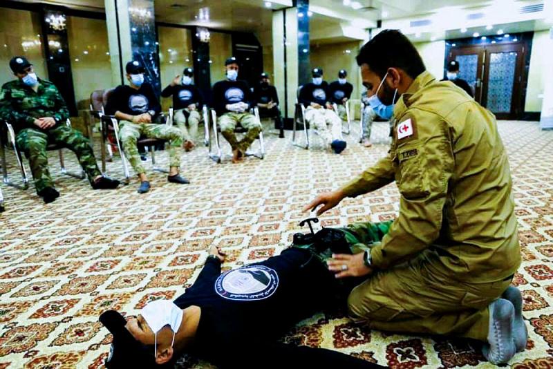 أكاديمية الكفيل للإسعاف والتدريب الطبي تستأنف أنشطتها التدريبيّة