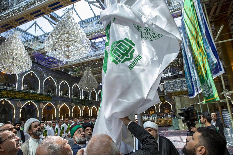 العتبة العباسية ترفع راية الولاية بحلول عيد الغدير ضمن فعّالية الممارسة العبادية