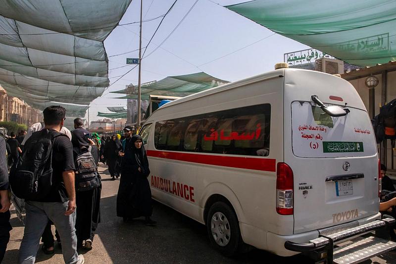 قسم الشؤون الطبية: 130 طنًّا من الأدوية و25 عجلة إسعاف جهزت لخدمة زائري الأربعين