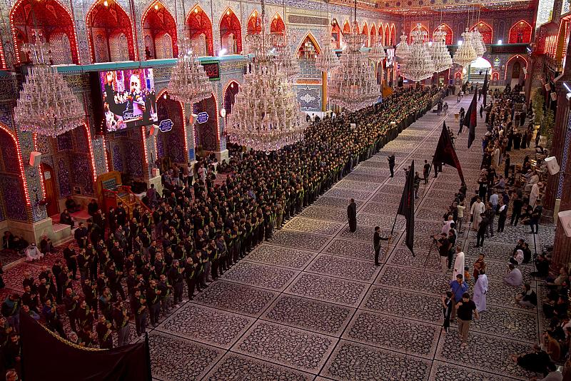 خدمة العتبتين المقدستين يحيون ذكرى شهادة السيدة الزهراء (عليها السلام) وفقًا للرواية الأولى