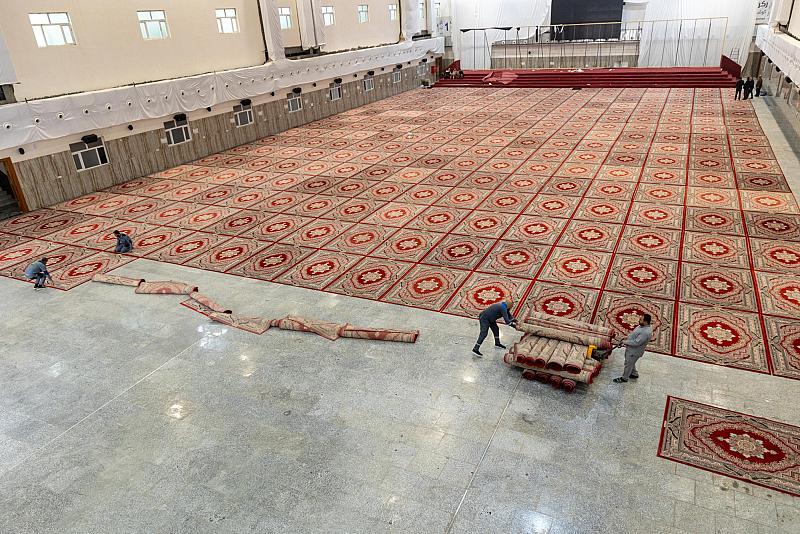 مجمّع أبي الفضل العباس (عليه السلام) يستعد لاستقبال المشاركين في حفل تخرج طلبة الجامعات العراقية السادس