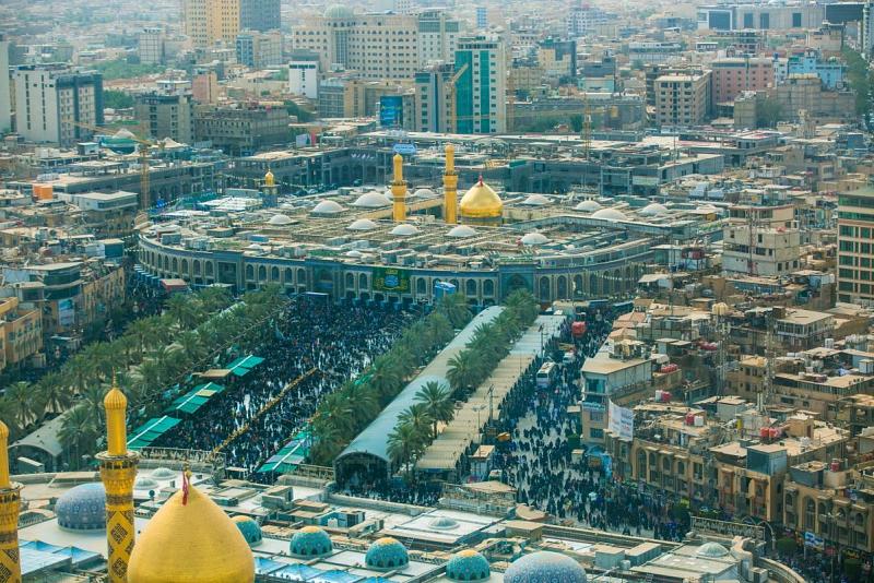 قسمُ ما بين الحرمَيْن الشريفَيْن أعمالٌ متواصلة لِخدمة زائري النصف من شعبان