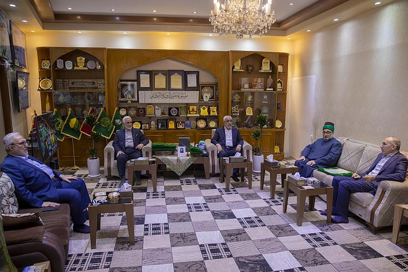 العتبة العباسية المقدسة تستضيف رئيس ديوان الوقف الشيعي والأمناء العامين للعتبات المقدسة في العراق