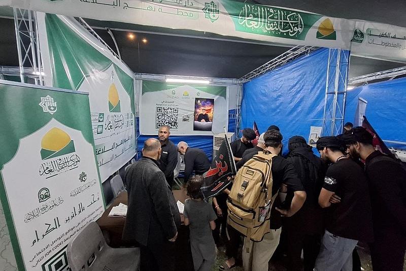 في محور بغداد.. محطة دار علوم نهج البلاغة تُقدّم خدماتها المعرفية لأكثر من 3 آلاف زائر