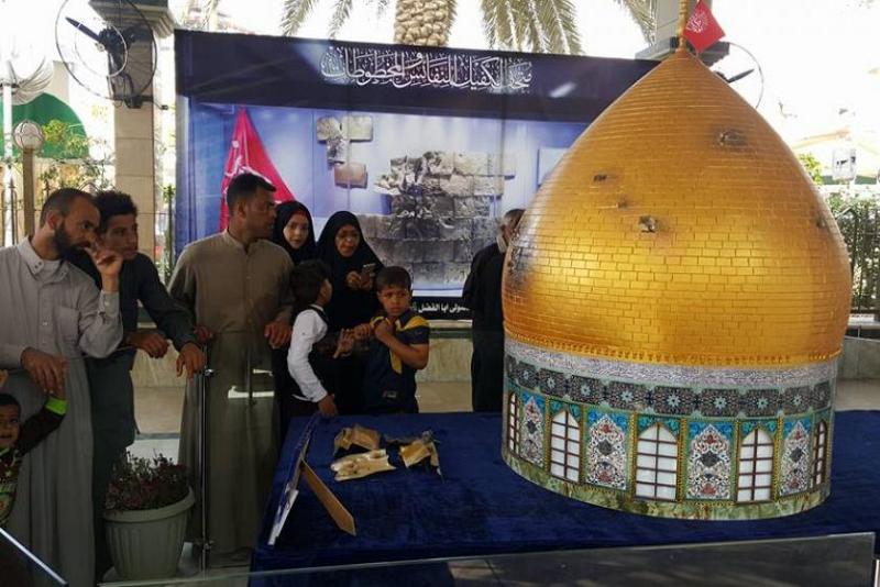 تزامناً مع الاعتداء السافر عليها: متحفُ الكفيل يعرضُ مجسّماً لقبّة أبي الفضل العبّاس(عليه السلام) يبيّن آثاره...
