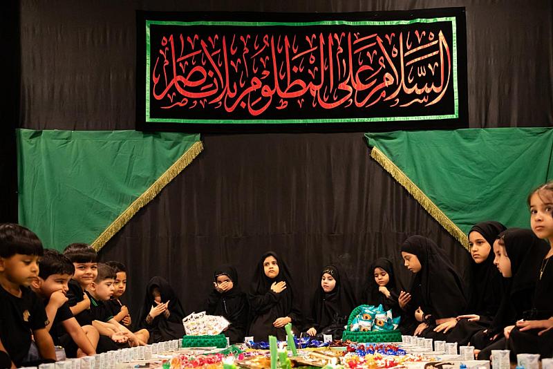 إحياءً لذكرى شهادة السيّدة رقيّة (عليها السلام).. مركز الصدّيقة الطاهرة يُقيم مجلسًا عزائيًا للأطفال