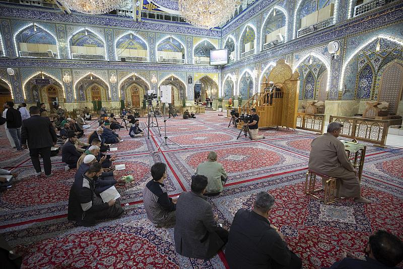 العتبة العباسية تستهل برنامجها الرمضاني بقراءة جماعية لدعاء الجوشن الكبير