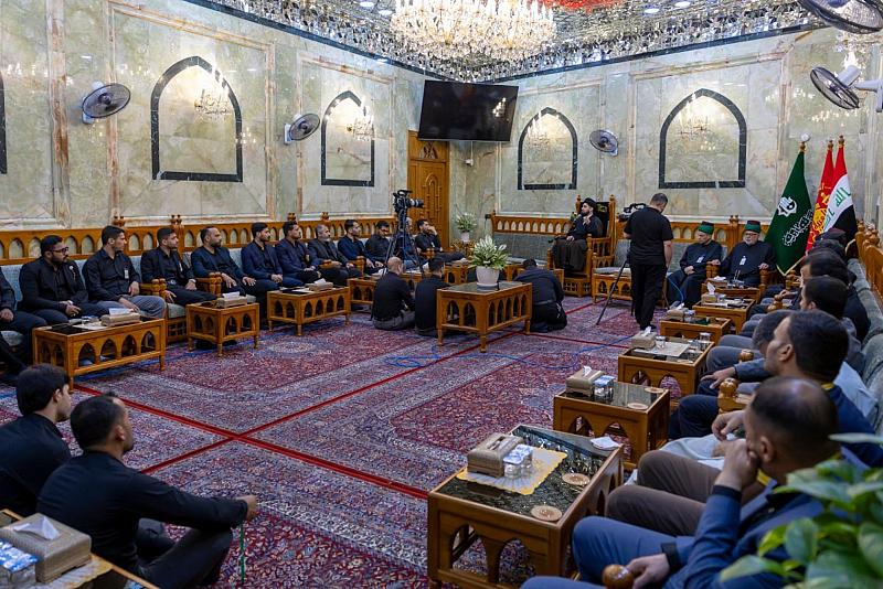 قسم العلاقات العامة يقيم مجلس عزاء لإحياء ذكرى شهادة الإمام الجواد (عليه السلام)