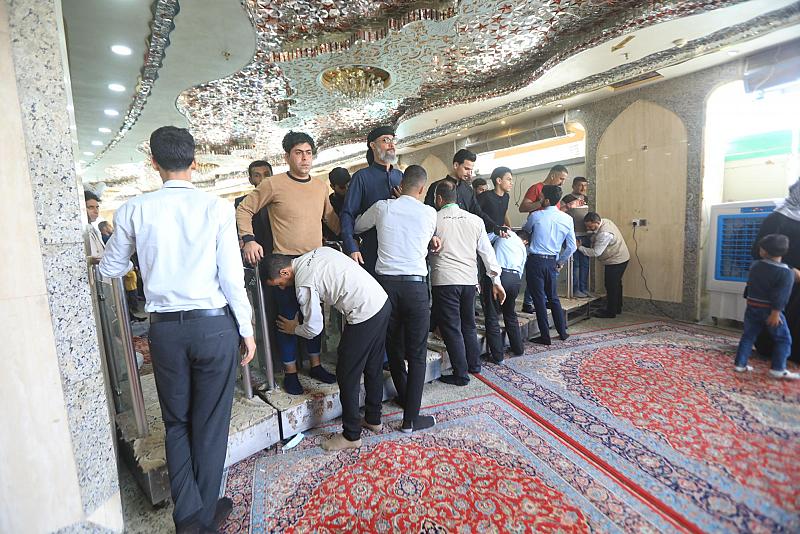 قسم حفظ النظام يباشر بتنفيذ خطته لإحياء زيارة النصف من شعبان