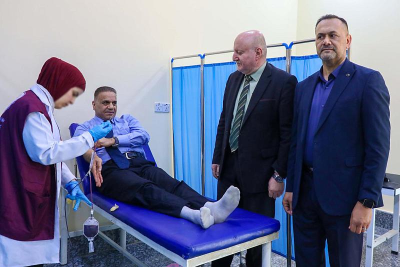  بالتعاون مع دائرة صحة كربلاء المقدسة.. جامعة العميد تنظم حملة للتبرع بالدم