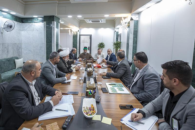 العتبة العباسية المقدسة تعقد اجتماعًا للوقوف على التحضيرات النهائية لأسبوع الإمامة الدولي الثالث