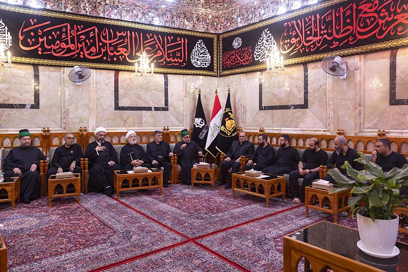 وفد المنتدى العالمي لخدمة السيدة رقية (عليها السلام) يشيد بجهود العتبة العباسية المقدسة في إحياء ذكرى شهادتها