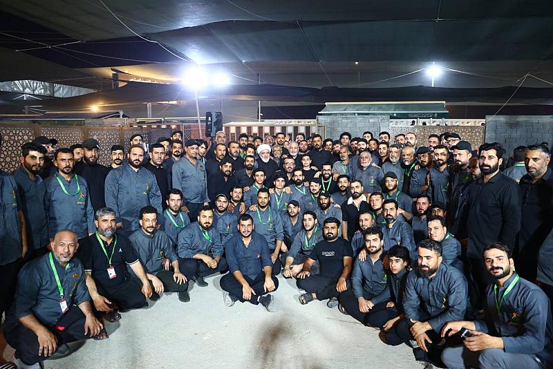 المتطوعون يودعون الخدمة في مجمّع أبي الفضل العباس (عليه السلام)