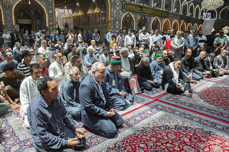 العتبة العباسية المقدسة تكمل مراسيم تشييع الخطيب الشيخ محمد باقر المقدسي