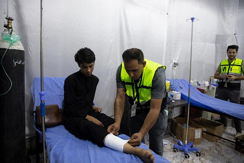 قسم الشؤون الطبّية: أكثر من 8 آلاف مستفيد من خدماتنا خلال زيارة الإمام العسكري (عليه السلام) في سامراء